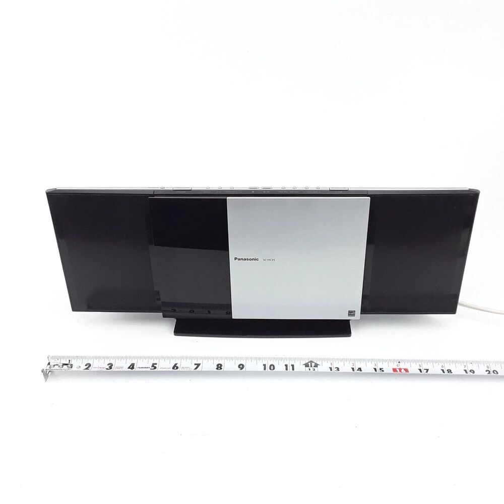Panasonic SC-HC35 Compact Stereo CD Player AM/FM Radio iPod Dock Tested Works